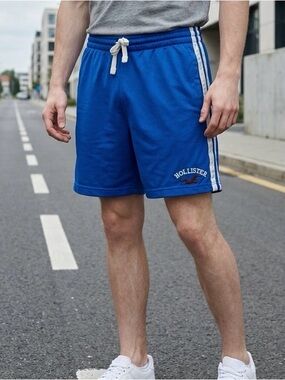 2319 - Men’s Hollister Mesh Athletic Shorts - Blue - Size Small